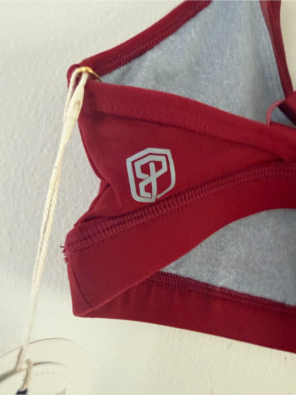 Born Primitive Deep Red Crisscross Sports Bra - Picture 2 of 5